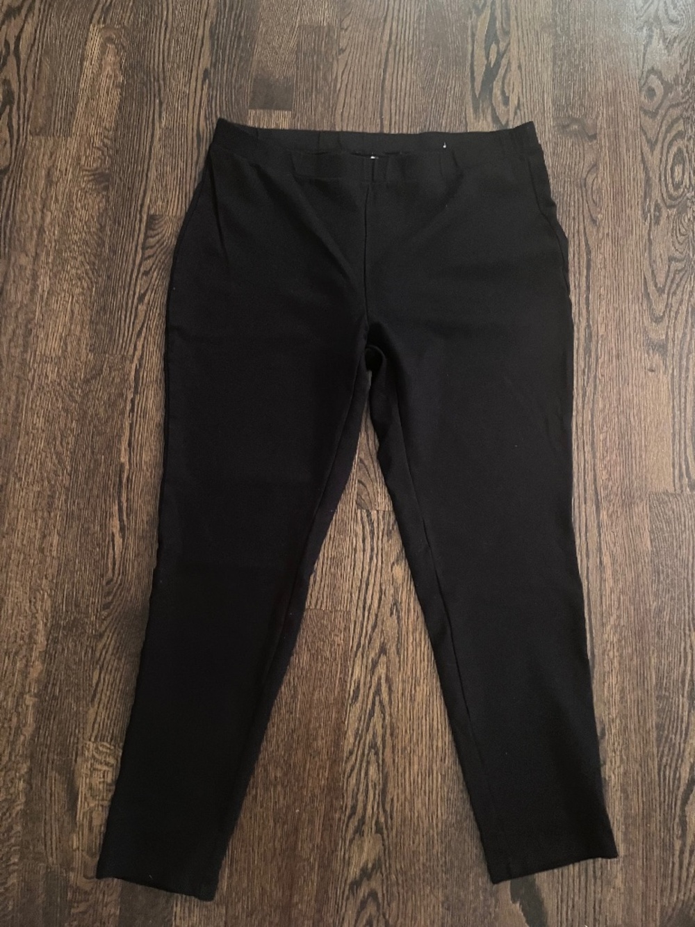 Avenue Black Elastic Waist VIP Knits Comfort Leggings Pants 14/16